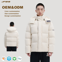 Veste d'hiver coupe-vent haute couture pour hommes femmes sur mesure confortable sweat à capuche chaud col montant tissé toile tissu teint