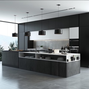 Muebles de cocina modernos de madera de alta calidad Precio de gabinete de cocina Armarios de cocina de diseño moderno en mm - Product Image 1