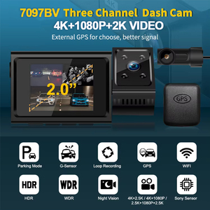 2025กล้องติดรถยนต์4K 2นิ้วระบบไอพีเอสกล้องติดรถยนต์มองเห็นในที่มืดความคมชัดระดับ HD กล้องติดรถยนต์ระบบ WiFi โซนี่สำหรับกล่องดำและ G-SENSOR - Product Image 4