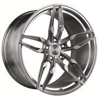 Jantes en alliage d'aluminium gris multi-rayons 17 - 24 pouces 5X112 5*114.3 Jantes monobloc forgées pour Mercedes Benz Classe E