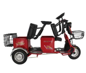 Oferta caliente de Taihe alto rendimiento 48V 60V triciclo eléctrico abierto 2 pasajeros triciclo eficiente triciclo eléctrico personalizable