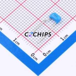 ตัวเก็บประจุเซรามิกแบบโมโนลิธิก (MLCC) รุ่น CD3A103KC9BER1F000 แบบ Through-Hole (THT), ระยะขา P=5.08 มม. - Product Image 1