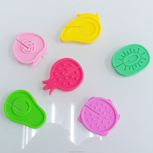 Accessoires de bar 6 pièces motif de fruits Silicone verre à vin lavable marqueur de boisson pour verre - Product Image 3