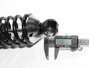 유니버설 품질 스트리트 핫로드 리어 코일 오버 쇼크 세트 w 200 파운드 스프링 - Product Image 6