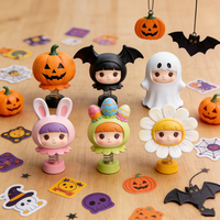 Halloween Chinees Nieuwjaar Pasen Schattig Huisdier Bobble Head Ornamenten Cartoon Hars Ambachten Handgemaakt Mode Spot Groothandel
