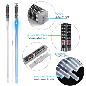 Baguettes lumineuses LED et jouets épée multicolores, accessoires de concert pour la fête de remise des diplômes, baguettes en plastique et cadeaux - Product Image 6