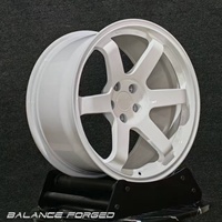 Jantes forgées Volk Racing Glossy Sliver Te37 17 18 19 20 pouces 5x112 5x114.3 5x120 pour Civic M2 M3 M4 GT-R IS Mazda