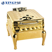 Peralatan Katering Komersial XINGPAI, Set Chafing Dish Prasmanan, Set Pemanas Makanan Mewah dengan Desain Palu