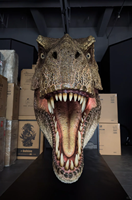 Sculpture de dinosaure géante en résine et fibre de verre, modèle 3D peint à la main, durable, pour exposition en musée, parc, jardin, décorations