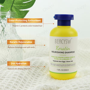 Champú y Acondicionador de Queratina y Colágeno Orgánico al por Mayor, Juego de Cuidado Capilar de Marca Privada, Champú Reparador Profundo para Fortalecer el Cabello - Product Image 6