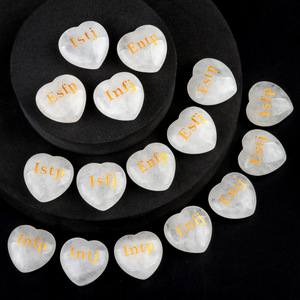 Compre Joyería para el Día de la Madre, Regalo de Cuentas de Cuarzo Natural con Propiedades Curativas, Cuentas de Rodonita en Forma de Corazón con Logotipo Personalizado para Boutique - Product Image 6