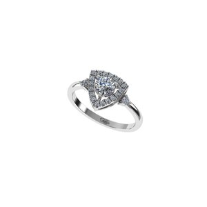 Bague en diamant rond de qualité supérieure cultivé en laboratoire, argent 925, or 9 carats, 14 carats, 18 carats, bagues en diamant pour femme, bague de fiançailles - Product Image 1