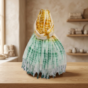 Trendy Women's Viscose Tie Dye Long Chiffon Scarf Soft Handcrafted Summer <b>Shawl</b> Fashion <b>Wrap</b> by Mayuri Creations - Product Image 3
