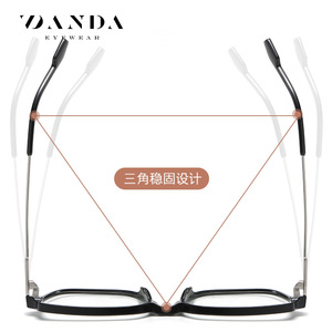 แว่นตา Danda ทรงสี่เหลี่ยม กรองแสงสีฟ้า สำหรับทุกเพศ เลนส์ PC น้ำหนักเบา โครงแว่น TR - Product Image 4