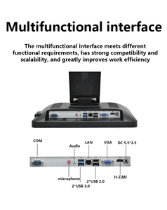 15-inch thông minh <span class=keywords><strong>POS</strong></span> All-in-One tiền mặt đăng ký với nhiệt phần mềm thanh toán Máy Quét Mã Vạch Máy in nhiệt trên bán - Product Image 2