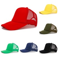 Conception personnalisée Casquette en maille Casquette de baseball réglable en polyester pour étudiants hommes adultes Casquette légère style relaxation