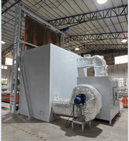 Petite ligne de production de revêtement industriel électrique, four de cuisson, séchage de peinture en poudre métallique, cuisson de substrat en acier, moteur