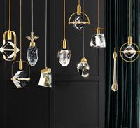 Lustre en verre blanc chaud minimaliste de luxe nordique moderne à plusieurs têtes pour chambre à coucher, salle à manger, hôtel - Installation facile