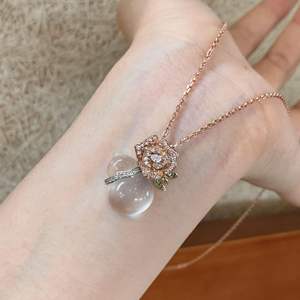 Collier élégant en argent pur S925, oiseau, moqueur, simple, personnalisé, tempérament platine, petite colombe, chaîne de cou, bijoux - Product Image 4