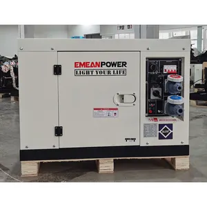 automatic and 5kva silent 7.5kva 5kw portable small silent diesel generator set diesel wasser 5kw