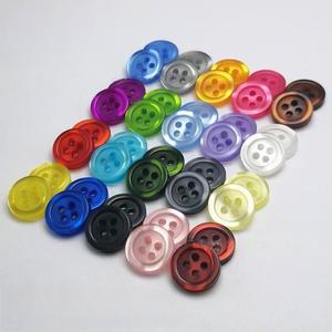 Custom 4-Hole Round Flatback Resin <strong>Buttons</strong> Black &amp; White Polyester Pearl Washable Cheap Resin <strong>Buttons</strong> - Product Image 2