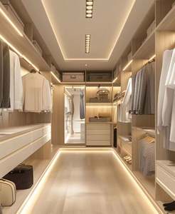 Armario Moderno y Sencillo/Armario Combinado de Madera para Dormitorio de Lujo Ligero/Armario Doméstico Minimalista y Cubierto - Product Image 2