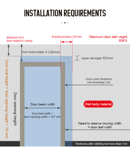 Sistema di Scorrimento Invisibile per Porte con Binario Nascosto, Serie Magic Rail Senza Profilo a Vista - Product Image 5