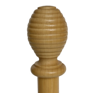 Support de tringle pour rideau en bois naturel 28 mm - Product Image 2