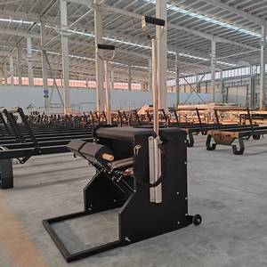 La chaise Wuda entièrement noire et tendance, idéale pour la pratique du <span class=keywords><strong>yoga</strong></span> et du pilates, est parfaite pour les studios à domicile - Product Image 1