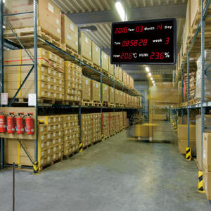 Termômetro digital, fábrica, armazém, workshop, armazenamento, higrômetro, display de led, higrômetro, termômetro visual de longa distância - Product Image 5