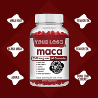Gummies Maca Noire Plus pour un Fessier Volumineux et des Courbes Extrêmes – Racine de Maca Noire pour Stimuler la Vitalité chez l'Homme et la Femme – Amplificateur Fessier
