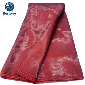 Bestway, la más nueva <span class=keywords><strong>tela</strong></span> de encaje <span class=keywords><strong>bordado</strong></span> de brocado líquido <span class=keywords><strong>para</strong></span> fiesta nupcial, boda, vestido de Mujer Africana - Product Image 5