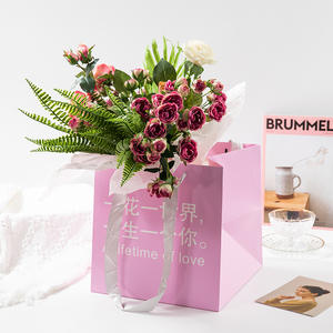 Sac fourre-tout carré pour cadeaux de Noël avec poignée, personnalisable (couverture et impression), imperméable, antichoc, anti-poussière, pliable, réutilisable, meilleur prix - Product Image 5