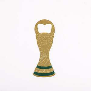 Décapsuleur porte-clés Coupe du Monde de football 2026 - Souvenir trophée métallique double fonction pour les fans du Canada, du Mexique et des États-Unis, cadeau de collection - Product Image 4