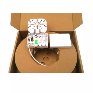 Boîtier de terminaison optique FTTH 4Core <span class=keywords><strong>Mini</strong></span> <span class=keywords><strong>PAU</strong></span> pour intérieur, 4 ports SC avec adaptateur obturateur SC, Rosettes optiques, Boîtier d'accès fibre - Product Image 3