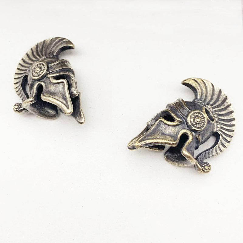 Металлические бусины в форме черепа для ножей из Паракорда 550