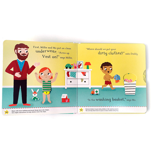 Sản phẩm mới nâng nắp sách Montessori giáo dục đồ chơi đẩy kéo Tab trượt Hội Đồng Quản trị trẻ em của cuốn sách in ấn - Product Image 2