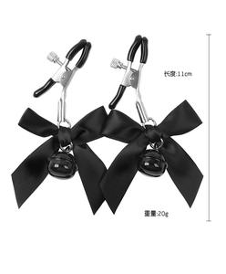 Pince à mamelon à nœud réglable Sexy petite cloche adulte fétiche flirtant jouets sexuels pour Couples <span class=keywords><strong>femme</strong></span> sein Bdsm jouets - Product Image 4
