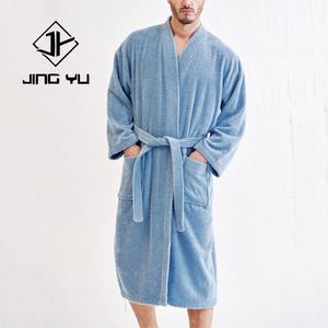 Albornoz de Lujo para Hotel y Spa, Personalizado, Unisex, Cálido para Invierno, Ropa de Dormir Unisex, Albornoz Suave de Poliéster para Hombre - Product Image 1