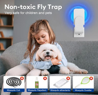 Plug-In Indoor Vliegende Insectenval Fruitvliegvallen Voor Huisgebruik-Muggen Motten Vliegen Bug Zapper