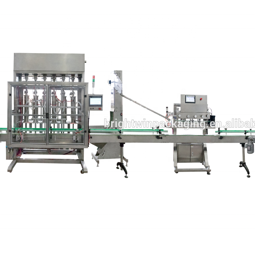 CE Стандартная автоматическая машина для розлива бутылок с жидким маслом