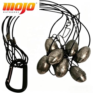 MOJO Outdoors  Texas Rig en acier inoxydable à dépliage rapide 6 Oz. X 18" Leurre de chasse au canard anti-emmêlement pour la pêche en marais et en eau ouverte - Product Image 5