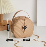Nouveau sac à bandoulière pour femme en PU matelassé, fermeture à glissière, résistant à l'eau, à une seule bandoulière
