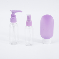 Ensemble de flacons de voyage rechargeables, conteneurs portables pour liquides cosmétiques, flacon pompe à pression, trousse de toilette pour avion