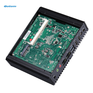 คอมพิวเตอร์ขนาดเล็ก Qotom <span class=keywords><strong>Mini</strong></span> <span class=keywords><strong>PC</strong></span> Q170S พร้อมโปรเซสเซอร์ <span class=keywords><strong>Pentium</strong></span> J3710 ในตัว แบบ Quad Core สูงสุด 2.64 GHz ไร้พัดลม รองรับ Dual LAN ระบบ X86 - Product Image 4