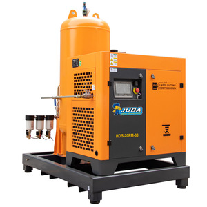 เครื่องอัดอากาศแบบสกรู JUBA รุ่น HDS-20PM-30 แม่เหล็กถาวร ปรับความถี่ได้ สำหรับการผลิต - Product Image 3