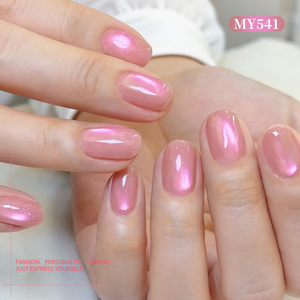 BORN PRETTY Salon Quality Sheer Pink Cat Magnetic Gel Polish Shimmer Cat Eye Nail Polish Gel Supply for Create Your Own Brand - Product Image 4