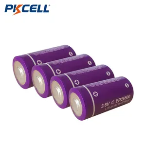 PKCELL 10 years shelf life primary lithium battery 3.6V C ER26500 for water meter