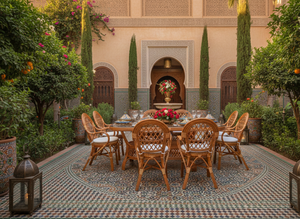 Ensemble de salle à manger en rotin JAVA, design traditionnel, table longue, idéal pour hôtels et villas, fabriqué en Indonésie – Vente chaude - Product Image 5