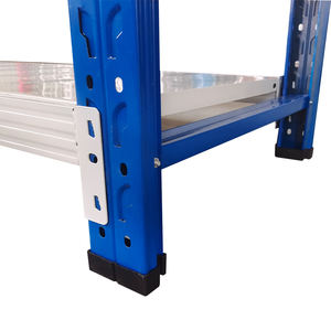 조정 가능한 중형 듀티 차고 보관 랙 철 작업대 4 계층 장경간 선반 유닛 - Product Image 5